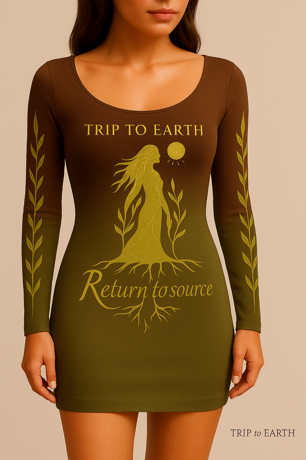 Return To Source 100% Bamboo Rooted Dress
